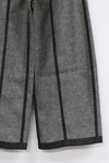 SWAYING/KNIT Crease Cocoon Wide Leg Pants SW22AW3B28 Grey PS51